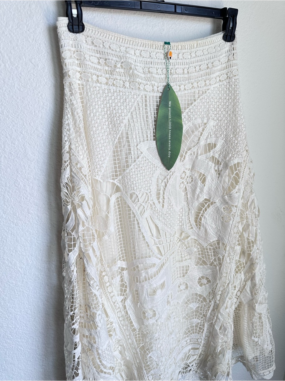Farm Rio Guipure Maxi Skirt lace size Medium NWT - Picture 7 of 16